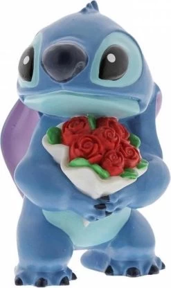 Disney Traditions - Stitch With Flowers - Beeldje -9 Cm -Mode Verkoop 713x1200