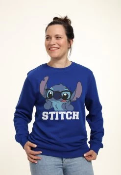 Disney Lilo & Stitch Stitch - Sweater - Royal Blue -Mode Verkoop 71ec573e0873463695e94a272f335152