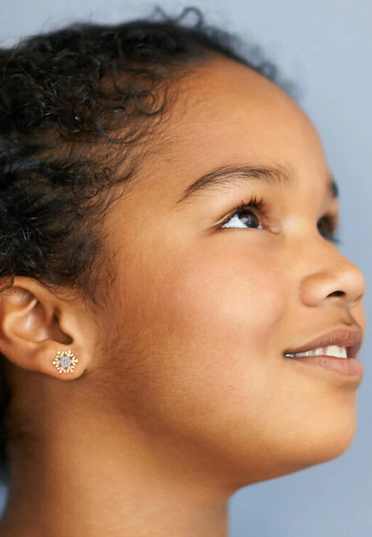 Gelbgold - Oorbellen - Bicolor 2 Gelbgold - Oorbellen - Bicolor - Afbeelding 2