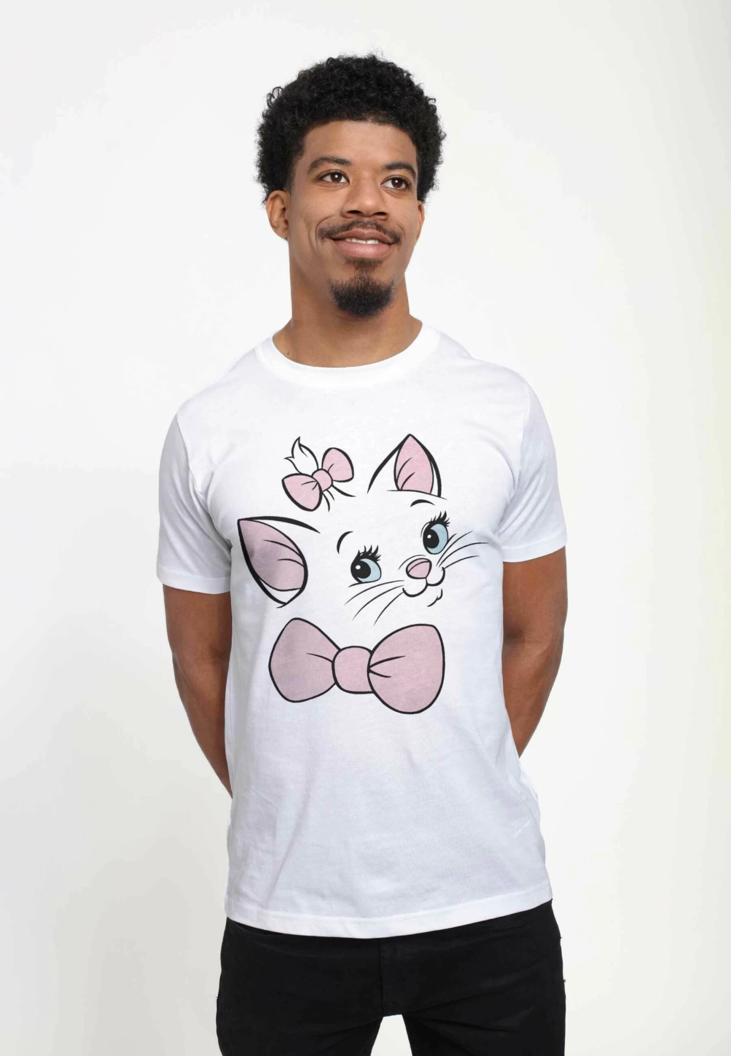 Disney The Aristocats Marie Big Face Unisex - T-Shirt Print - White 3 Disney The Aristocats Marie Big Face Unisex - T-Shirt Print - White - Afbeelding 3
