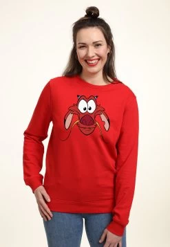Disney Mulan Big Face Mushu - Sweater - Red -Mode Verkoop 7617991e35684ec59937653319bfd867