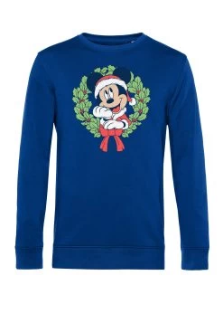 Disney Mickey Friends Mickey Christmas Wreath - Sweater - Royal Blue 7 Disney Mickey Friends Mickey Christmas Wreath - Sweater - Royal Blue -Mode Verkoop 767f18fdb48a43e3a35318eb8470403e