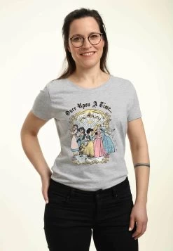Disney Princesses Vintage Princess Group - T-Shirt Print - Heather Grey -Mode Verkoop 76e971a1ee4244bc91b2b60ef51c98e9