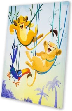 Disney - Canvas - De Leeuwenkoning - Simba & Nala - 70x50cm -Mode Verkoop 780x1200 1