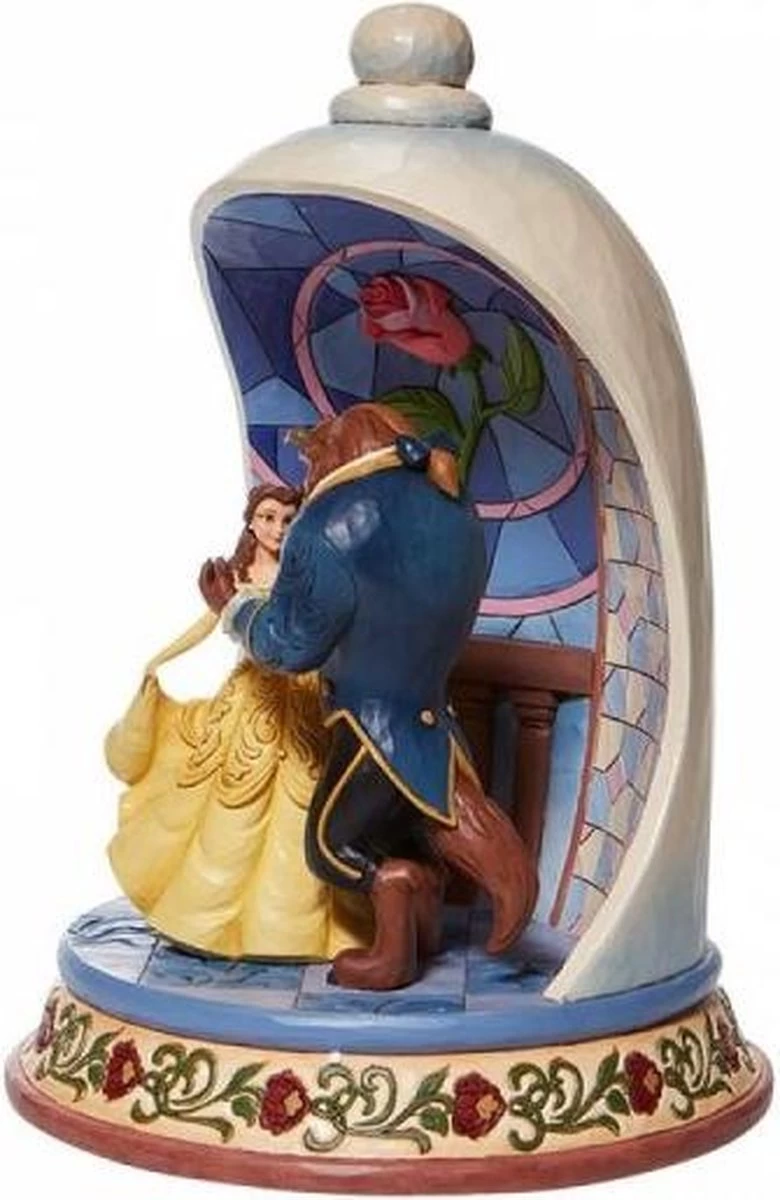 Disney Traditions Beauty & The Beast Enchanted Love - Statue Enesco 20cm 3 Disney Traditions Beauty & The Beast Enchanted Love - Statue Enesco 20cm - Afbeelding 3