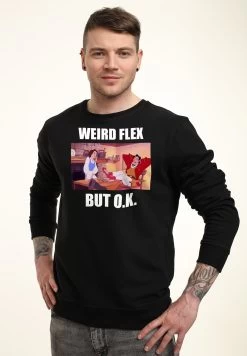 Disney Beauty & The Beast Gaston Weird Flex Meme - Sweater - Black -Mode Verkoop 795f44a31d0045b6896af42dddd6d981