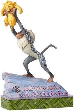 Disney - Classics - Traditions - Heir To The Throne - Rafiki En Baby Simba On Pride Rock