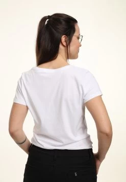 Disney Alice In Wonderland Alice Friends Flowers - T-Shirt Print - White -Mode Verkoop 7b776838a8f84646a57090d525231c7d