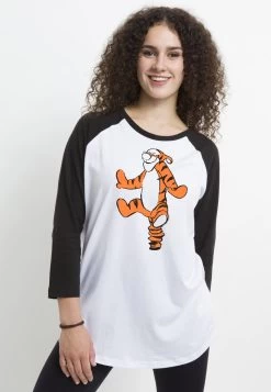 Disney Winnie The Pooh Basic Sketch Tigger - Longsleeve - White Black