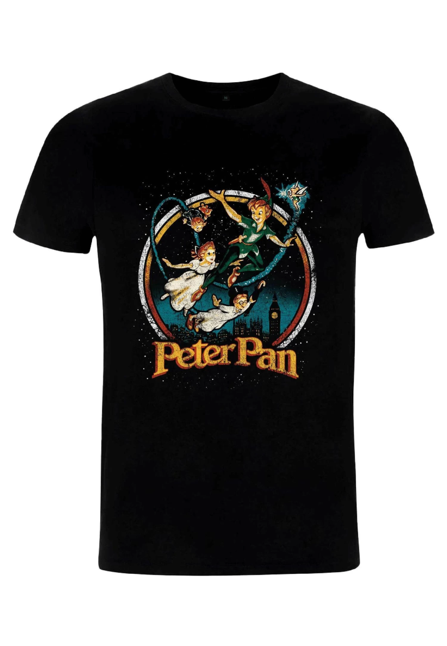 Disney Peter Pan London Flyin Unisex - T-Shirt Print - Black 4 Disney Peter Pan London Flyin Unisex - T-Shirt Print - Black - Afbeelding 4