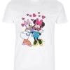 Disney Classic Mickey Just The Girls - T-Shirt Print - White