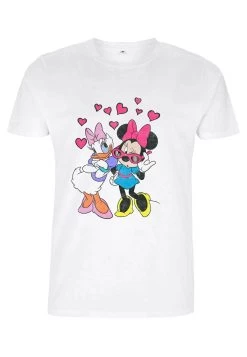 Disney Classic Mickey Just The Girls - T-Shirt Print - White
