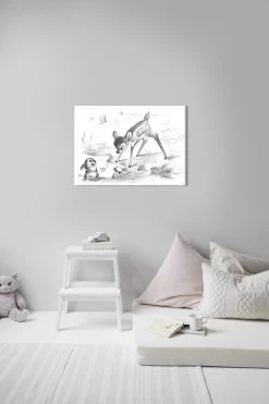 Disney - Canvas - Bambi & Stampertje - 50x70 Cm -Mode Verkoop 800x1200 1