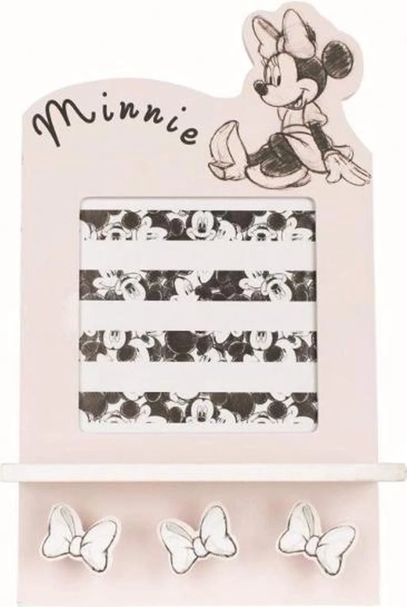 Disney Fotolijstje En Kapstok Minnie Mouse 21 Cm Hout Roze 4 Disney Fotolijstje En Kapstok Minnie Mouse 21 Cm Hout Roze - Afbeelding 4