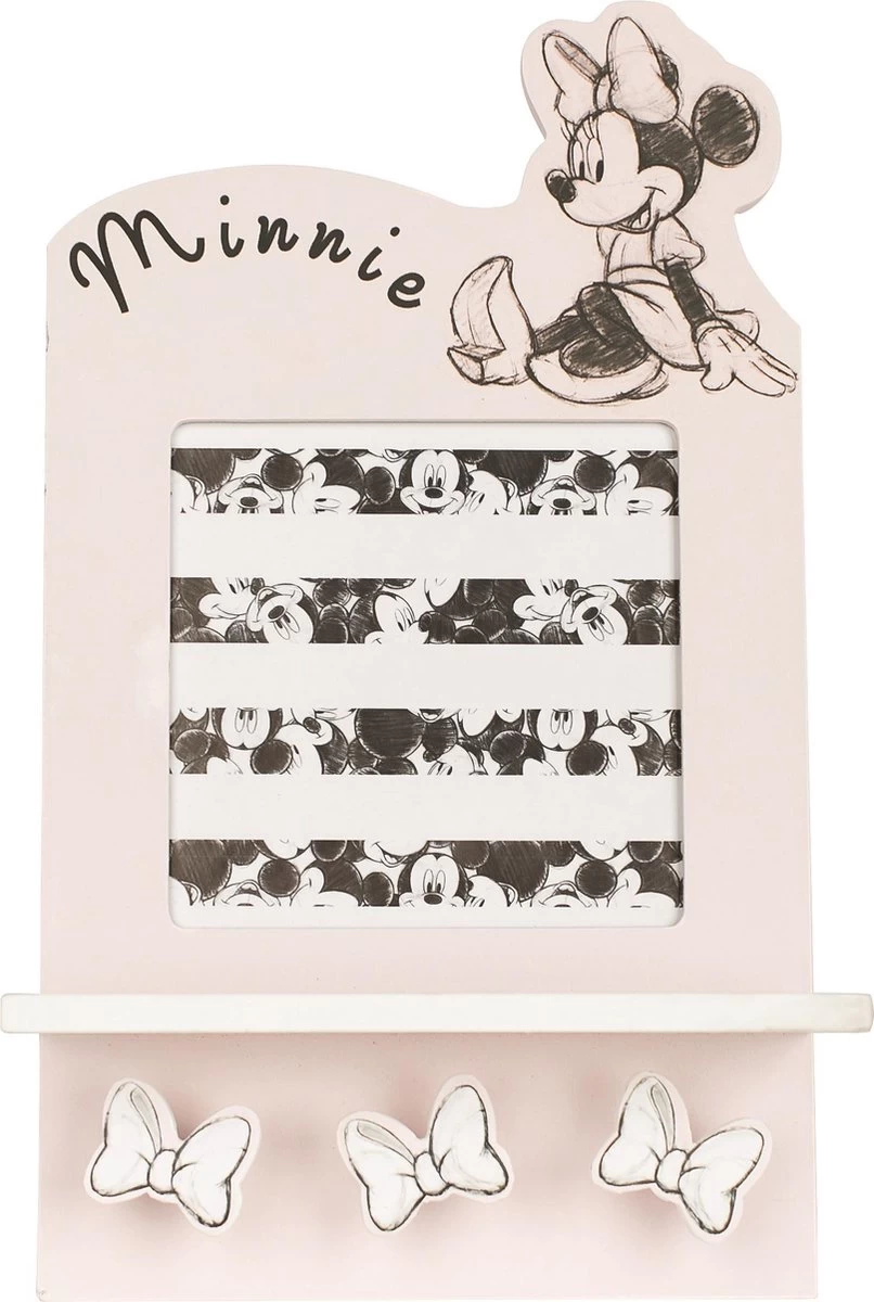 Disney Fotolijstje En Kapstok Minnie Mouse 21 Cm Hout Roze 1 Disney Fotolijstje En Kapstok Minnie Mouse 21 Cm Hout Roze