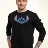 Disney LiloStitch Sugar Skull Stitch - Sweater - Black