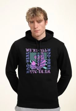 Disney Alice In Wonderland Mad Here Trip - Hoodie - Black -Mode Verkoop 8194de1441c64664b84e29ef00a7686b