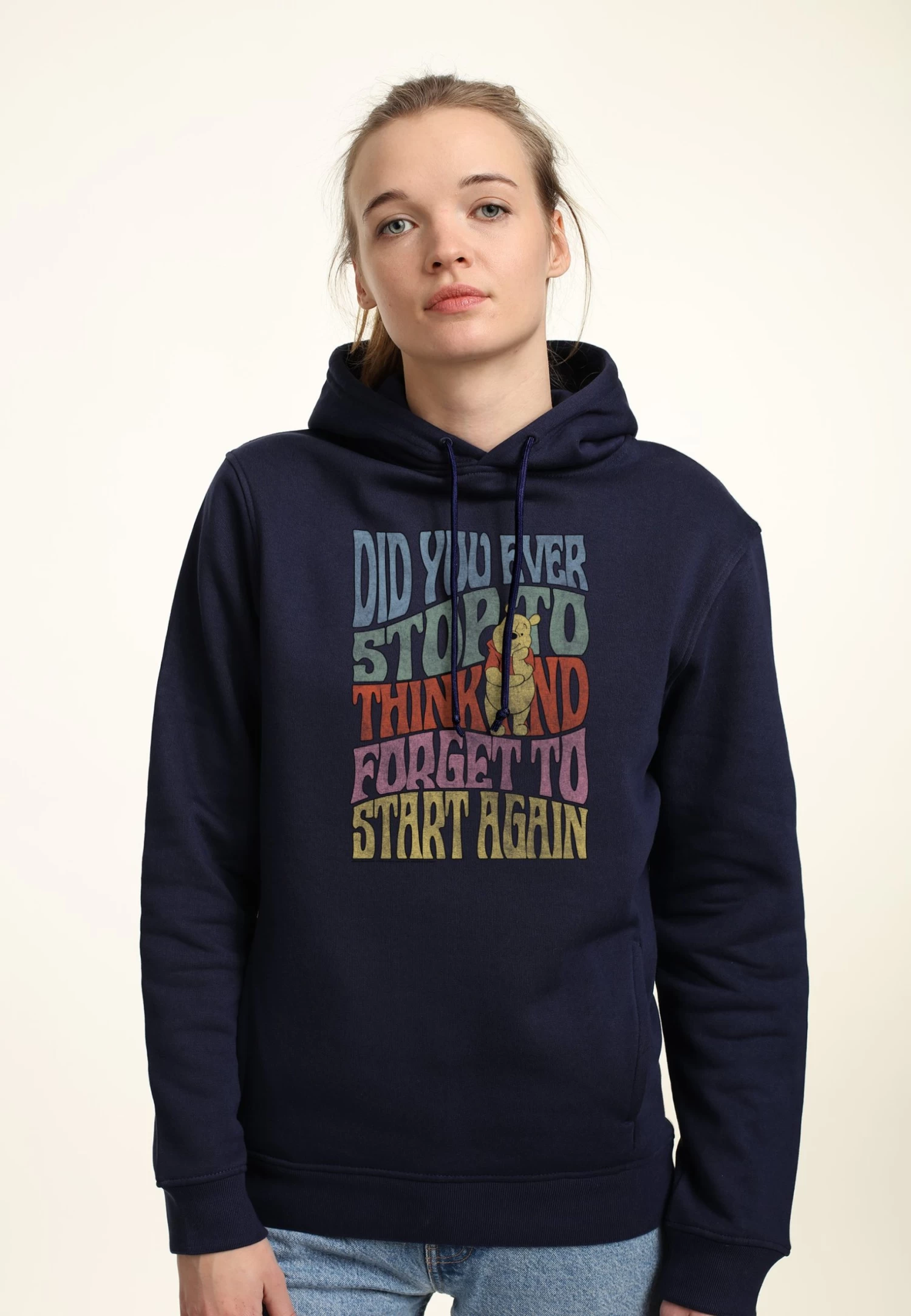 Disney Winnie The Pooh Did You Ever - Sweater - Navy Blue 3 Disney Winnie The Pooh Did You Ever - Sweater - Navy Blue - Afbeelding 3