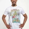 Disney The Little Mermaid Mermaid Cover Unisex - T-Shirt Print - White