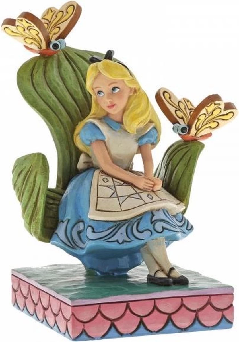 Disney Beeldje - Traditions Collectie - Curiouser And Curiouser - Alice In Wonderland 9 Disney Beeldje - Traditions Collectie - Curiouser And Curiouser - Alice In Wonderland - Afbeelding 9