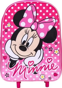 Disney MINNIE MOUSE Polka Dots Trolley Koffertje Vakantie Logeren Tripjes Roze -Mode Verkoop 845x1200
