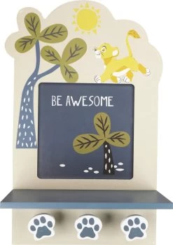 Disney Fotolijstje En Kapstok The Lion King 35,5 Cm Beige/blauw