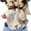 Disney Beeldje - Traditions Collectie - Congratulations - Mickey & Minnie Wedding Congratulations