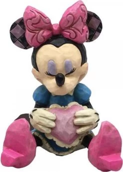 Disney Beeldje - Traditions Collectie - Minnie Mouse Met Hart