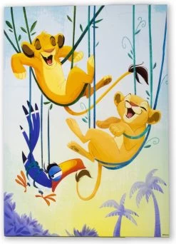 Disney - Canvas - De Leeuwenkoning - Simba & Nala - 70x50cm