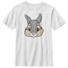 Disney Bambi Thumper Big Face - T-Shirt Print - White