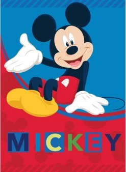 Disney Mickey Mouse Fleeceplaid - 100 X 140 Cm - Multi
