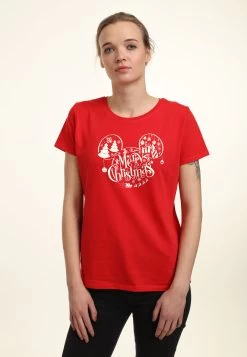 Disney Mickey & Friends Holiday Ears - T-Shirt Print - Red -Mode Verkoop 87d5e31bc5bf4d9a9d1cabb4eaad2156