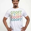 Disney Classic Mickey Retro Stack Goofy Unisex - T-Shirt Print - White