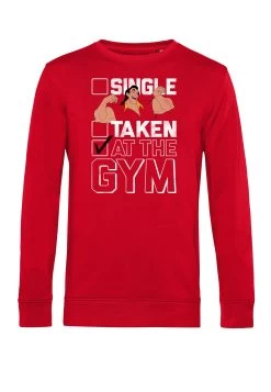 Disney BeautyThe Beast At The Gym - Sweater - Red -Mode Verkoop 89f18331cd7b45b49808aeed3dfd797f