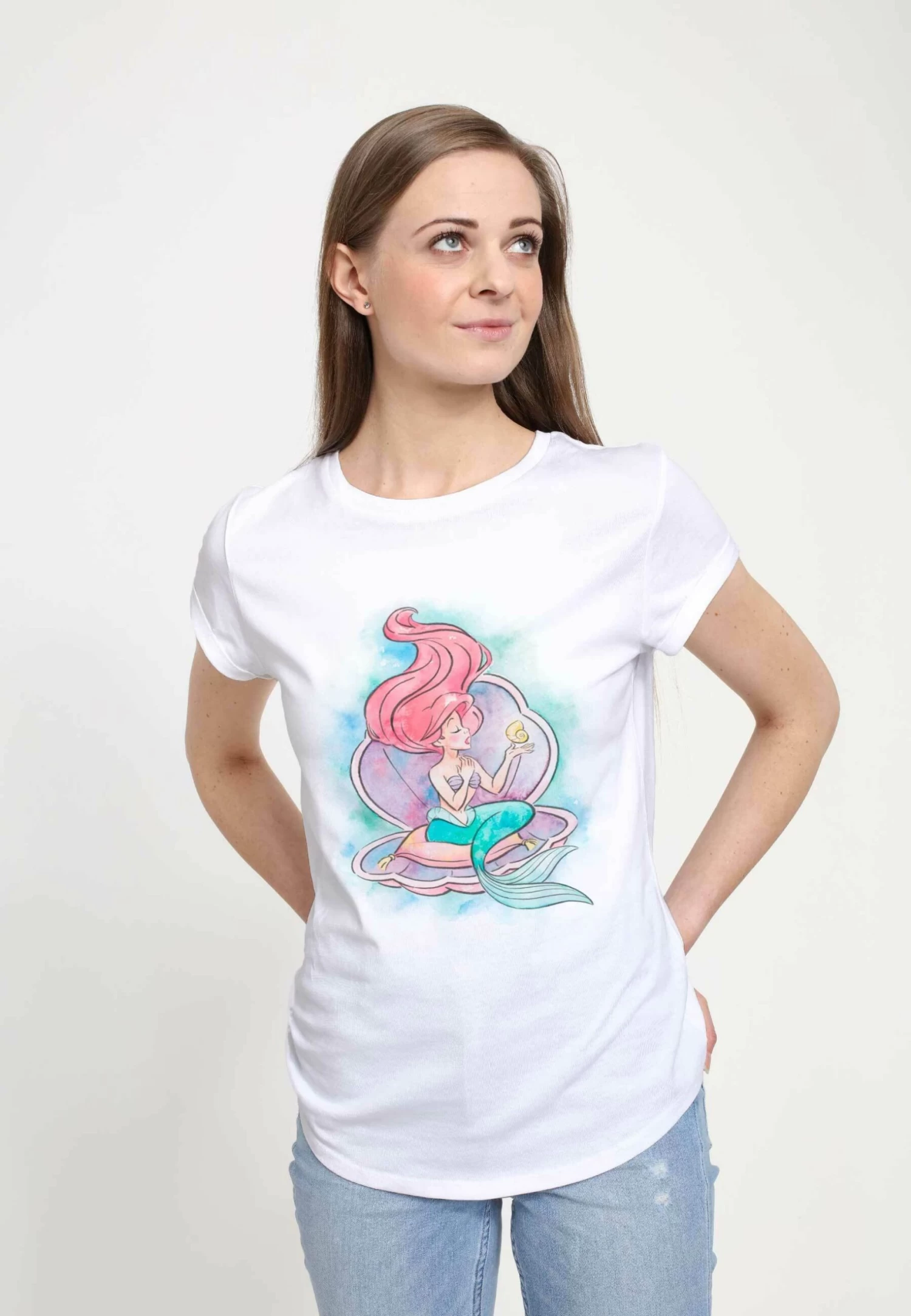 Disney The Little Mermaid Shining Voice - T-Shirt Print - White 5 Disney The Little Mermaid Shining Voice - T-Shirt Print - White - Afbeelding 5