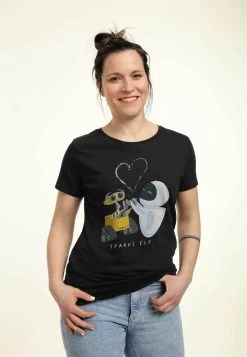 Disney Pixar Wall-E Sparks Fly - T-Shirt Print - Black 7 Disney Pixar Wall-E Sparks Fly - T-Shirt Print - Black -Mode Verkoop 8ec670249fc9425dbeff66215490eeca