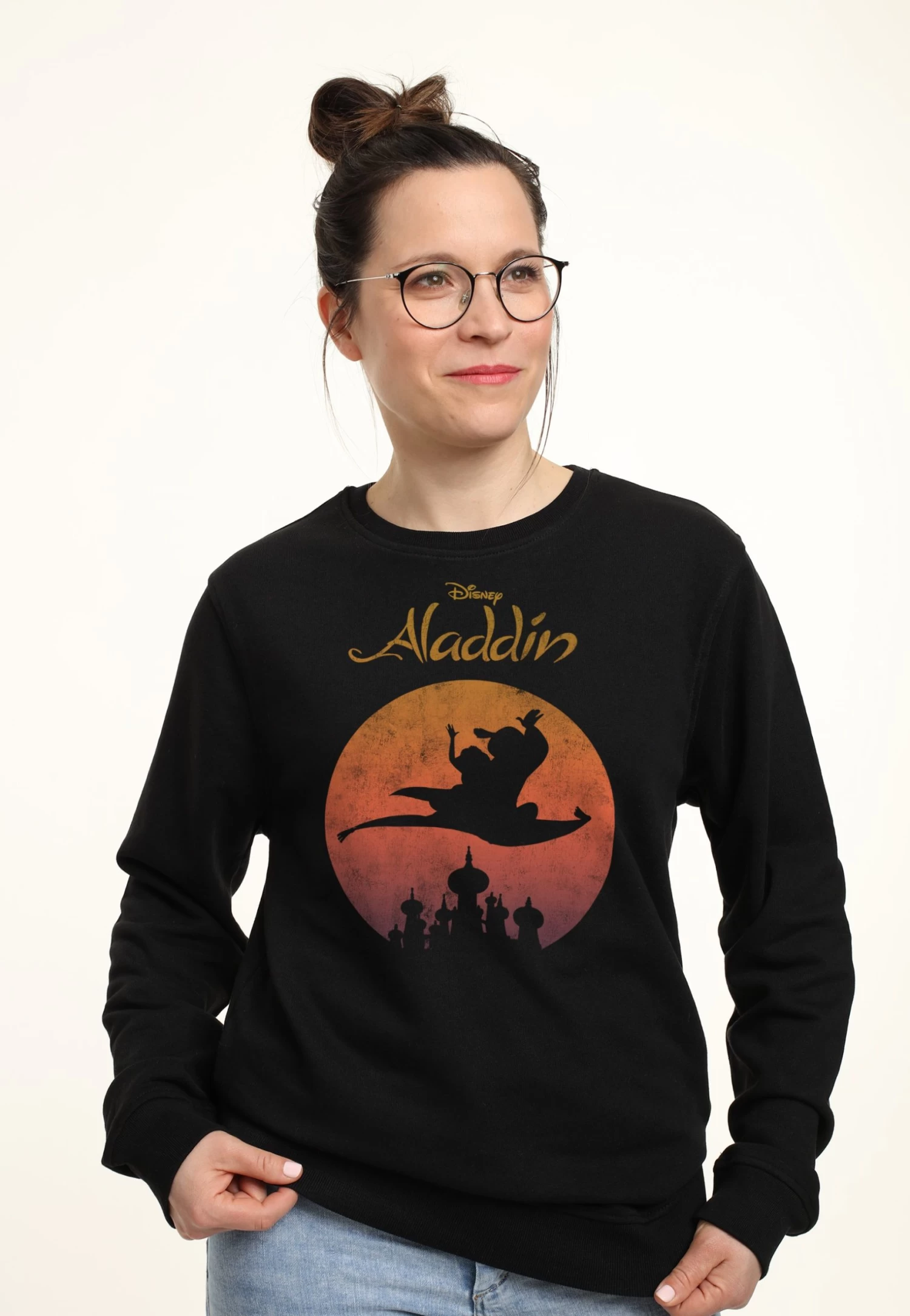 Disney Aladdin Flying High - Sweater - Black 3 Disney Aladdin Flying High - Sweater - Black - Afbeelding 3