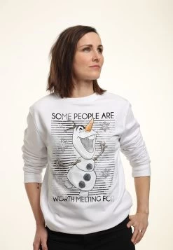 Disney Frozen Worth The Melt - Sweater - White -Mode Verkoop 90870aaab9f541f38d1dd53e42dafe9e