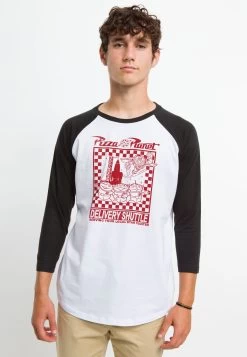 Disney Toy Story 1-3 Pizza Planet Delivery - Longsleeve - White Black