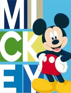 Disney Mickey Mouse Fleeceplaid - 140 X 100 - Polyester