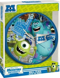 Disney Monster University Wandklok - Klok - 25 Cm