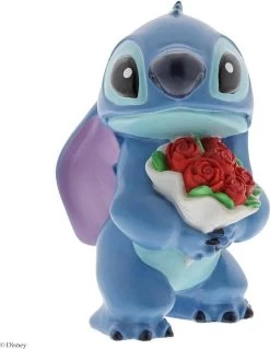 Disney Traditions - Stitch With Flowers - Beeldje -9 Cm -Mode Verkoop 929x1200