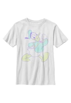 Disney Mickey Classic Neon Donald - T-Shirt Print - White