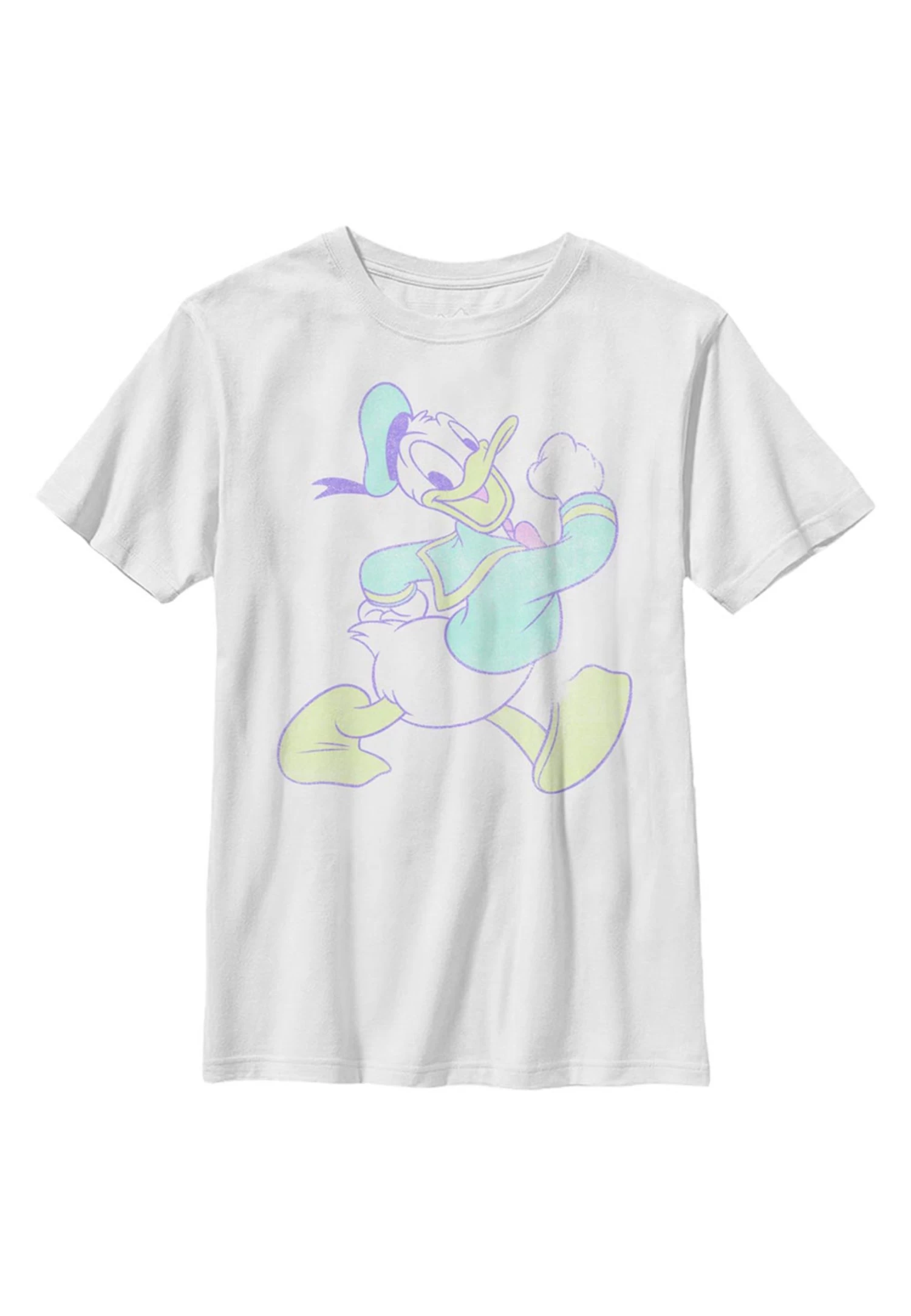 Disney Mickey Classic Neon Donald - T-Shirt Print - White 1 Disney Mickey Classic Neon Donald - T-Shirt Print - White