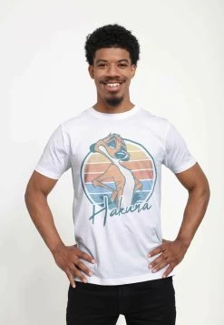 Disney The Lion King Hakuna Unisex - T-Shirt Print - White -Mode Verkoop 92de68fa565e4526a3f5a2c1b0e870f1