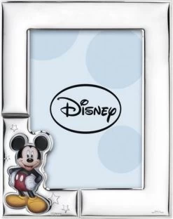 Fotokader Mickey Mouse - Bloemetjes - Blauw