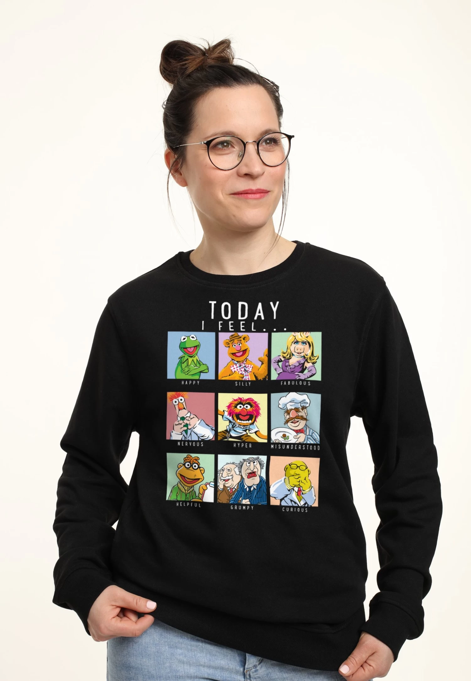 Disney Muppets Muppet Mood - Sweater - Black 3 Disney Muppets Muppet Mood - Sweater - Black - Afbeelding 3