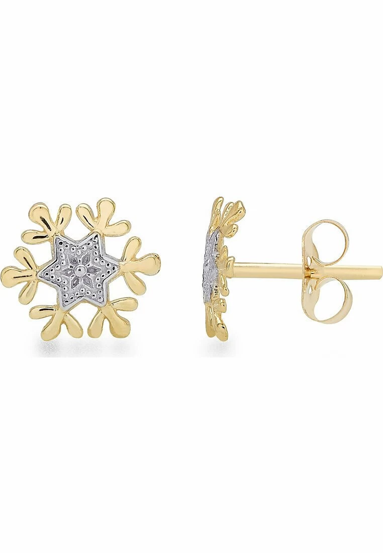 Gelbgold - Oorbellen - Bicolor 4 Gelbgold - Oorbellen - Bicolor - Afbeelding 4