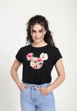 Disney Classic Mickey Tropical Mouse - T-Shirt Print - Black -Mode Verkoop 97eeb494e983407db1389a199a990efb