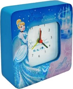 Disney Princess Houten Wekker Met Glitters